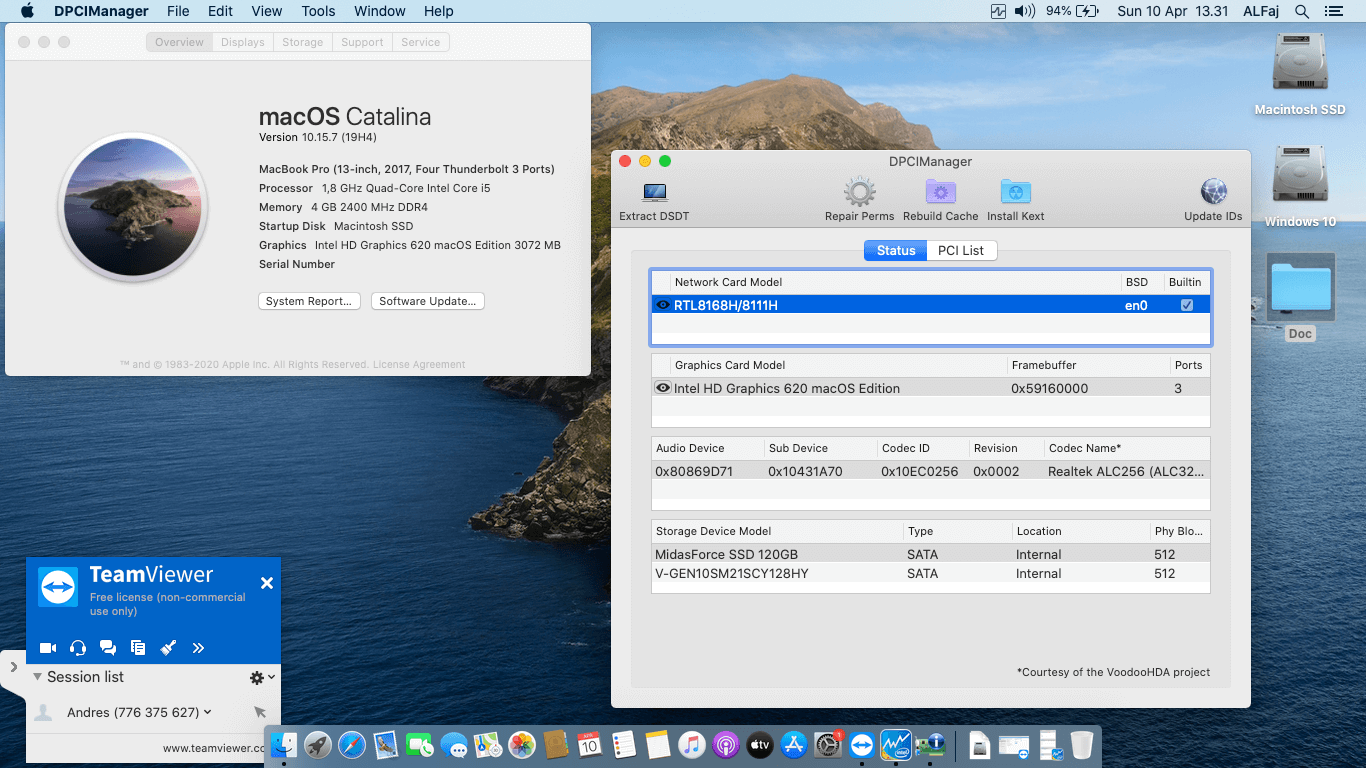 Asus A442UR GA041T 3rd [KabyLake R   Intel UHD 620 + I2C]   OpenCore 1